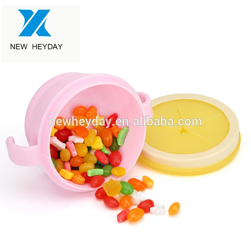 Wholesale customized silicone baby snack container serving  baby snack tray  cup