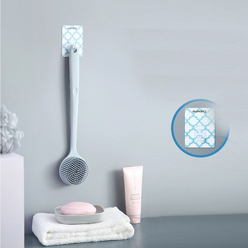 Bath Body Brushes Silicone,   Long Handle Exfoliating Scrubbing Brushes for Shower Scrub  Exfoliating Skin Massage