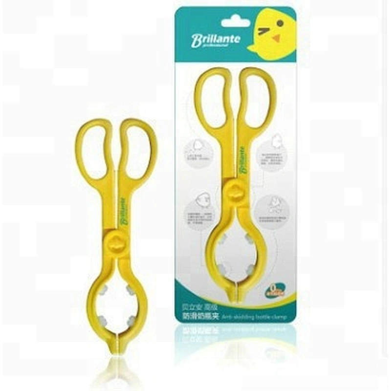 Anti-slip silicone baby feeding bottle nipple clamp