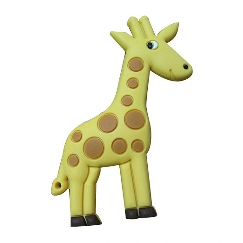 2020 Hot sales silicone bpa free  teether baby deer animal  toys