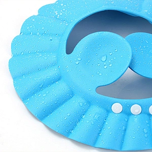 Non toxic baby disposable silicone shower cap baby  rubber bathing cap