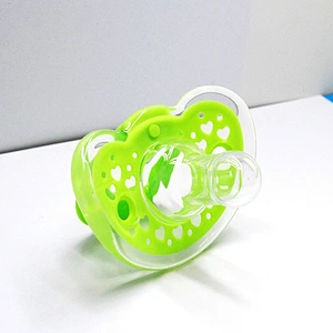 High quality food grade  soft silicone  teether  custom baby nipple chain