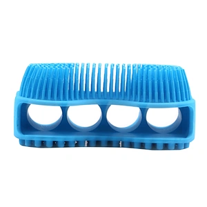 custom hair brush silicone  hand cleaning makeup brush   tube tools