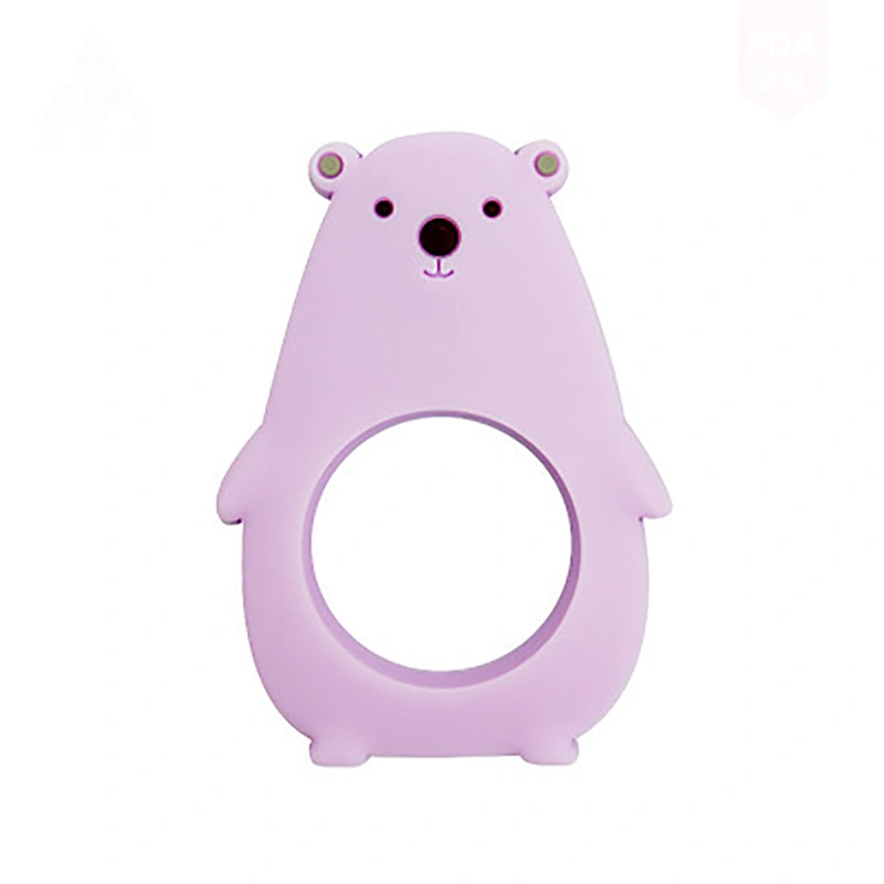 Wholesale  Eco-friendly 2020 New Style bear baby silicone teether