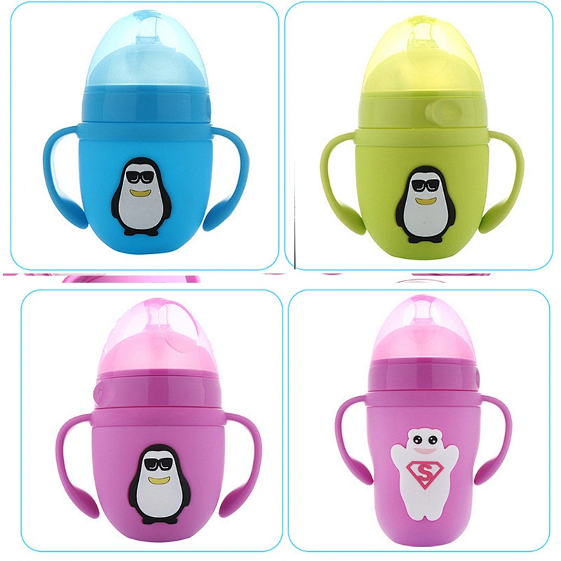 wholesale latest design baby glass feeding  bottles silicone cover