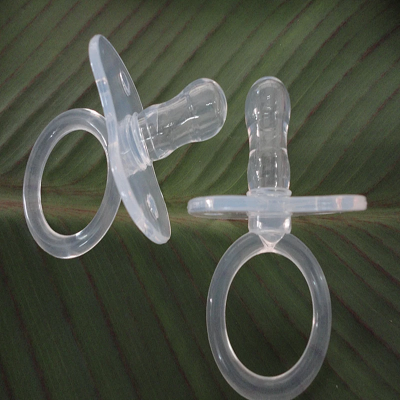 Newborn Kids Baby Infant  Pacifier toy Silicone Teat Nipple Soother  bibs pacifier factory custom