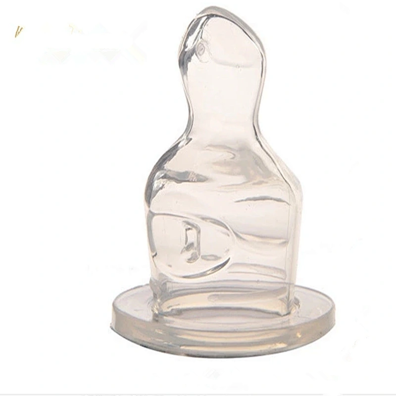 Newborn Simulated Pacifier  toy Silicone humb-shaped Liquid  Nipple sleep  baby  Soother factory custom