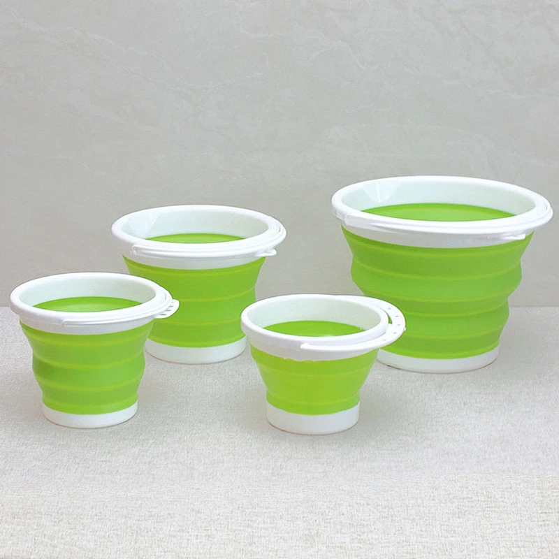 2020 factory wholesale price durable Leakproof portable foldable silicone water bucket