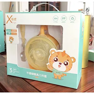 304 stainless steel Food grade silicone  suction cup bowl for baby