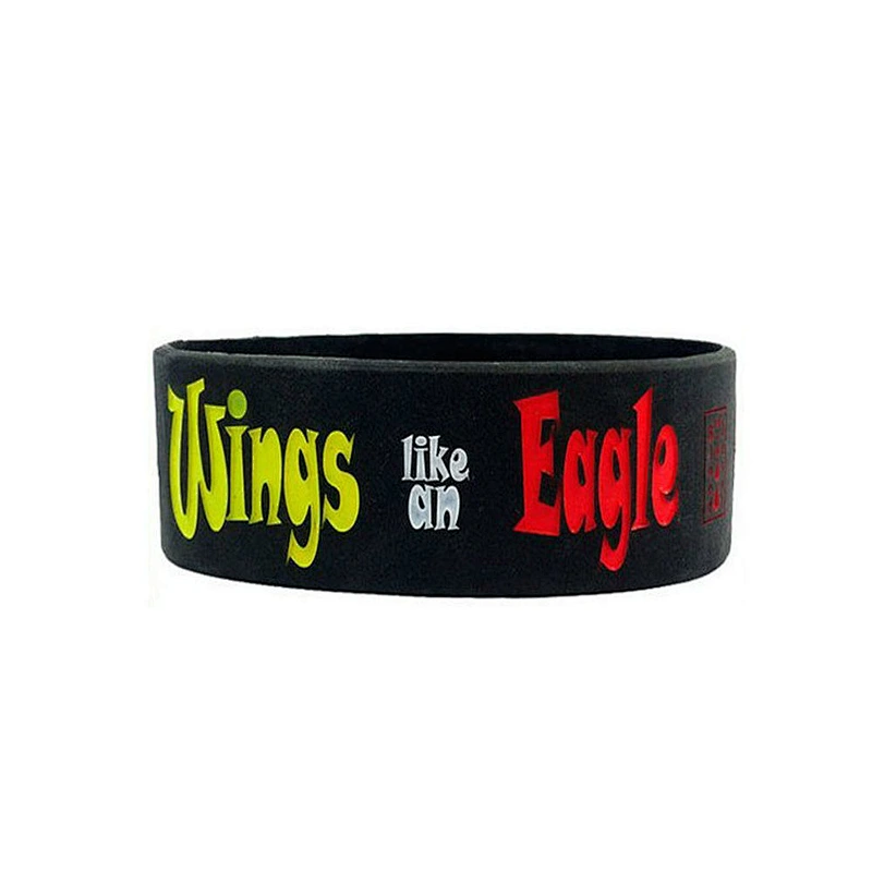 Fashionable factory customize silicone sport team hand band with flexibility