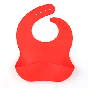 China Good silicone baby bibs with adjustable buttons bib custom pattern printing bpa free factory direct sale price