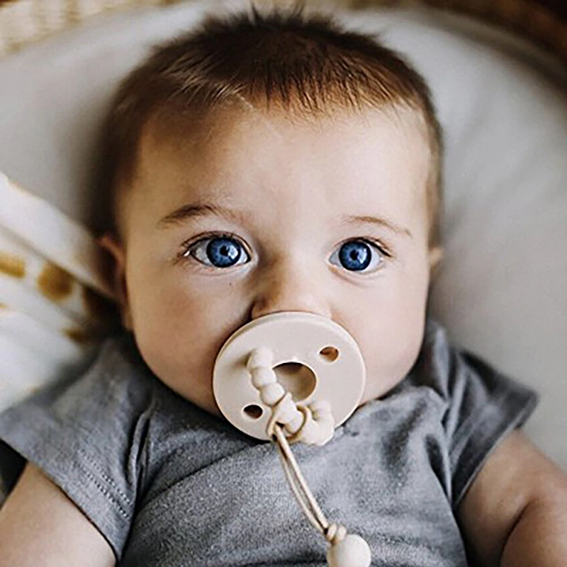 Beautiful silicone fruit pacifier baby teether made in China
