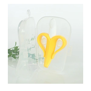 Baby Finger Silicone Banana toothbrush Infant Training Teether