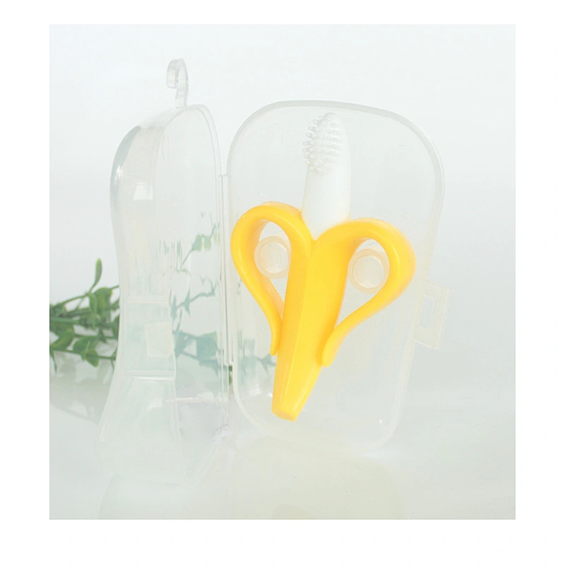 Baby Finger Silicone Banana toothbrush Infant Training Teether