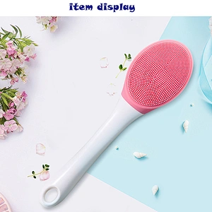 waterproof silicone cleansing brush electric massage brush  Suspension type face brush electric