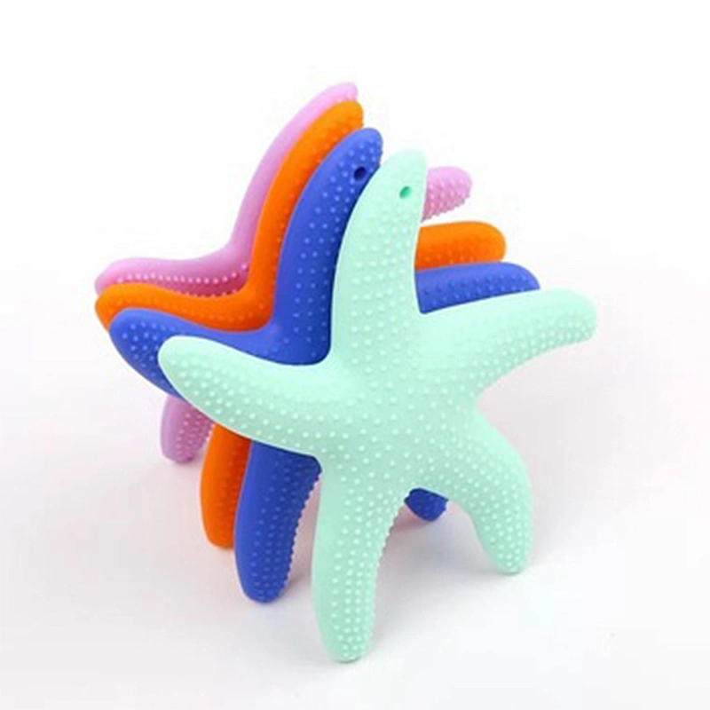 Top quality baby teether fashion pendant custom logo silicone teethers Made In China Low Price