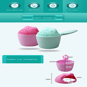 2020 Amazon top sellers multi-functional practical durable large-capacity cute baby shampoo cup for baby for bathing