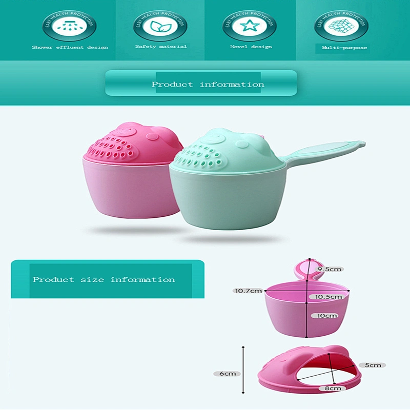 2020 Amazon top sellers multi-functional practical durable large-capacity cute baby shampoo cup for baby for bathing