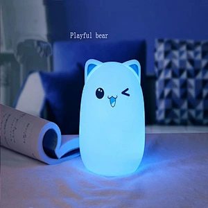 2020 Amazon top sellers USB remote control bed sensor light silicone pat night light for baby for feeding