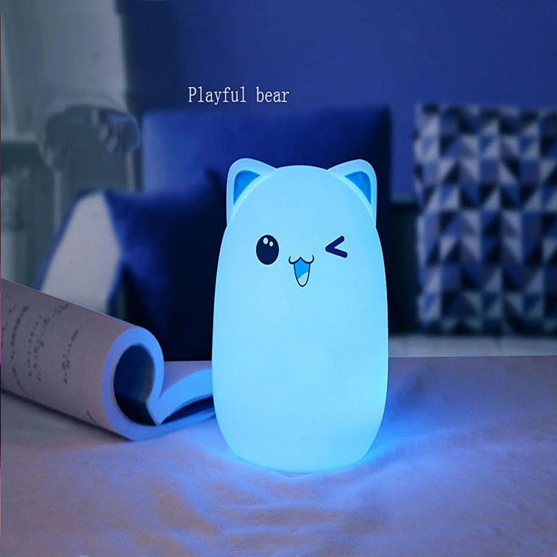 2020 Amazon top sellers USB remote control bed sensor light silicone pat night light for baby for feeding