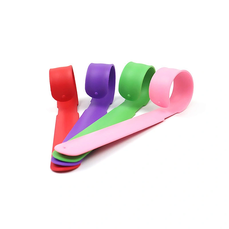 Amazon top sellers diverse colors Silicone bracelet pat ring children's tape measure wrist band bracelet toy for baby