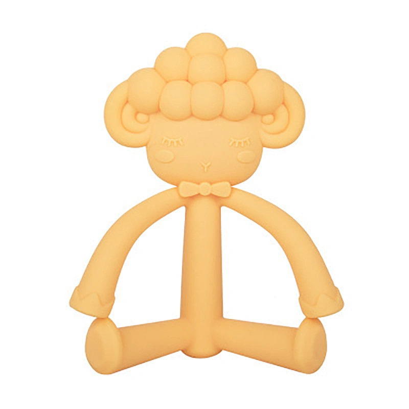 OEM Factory bpa free silicone baby teether funny food grade custom with prices