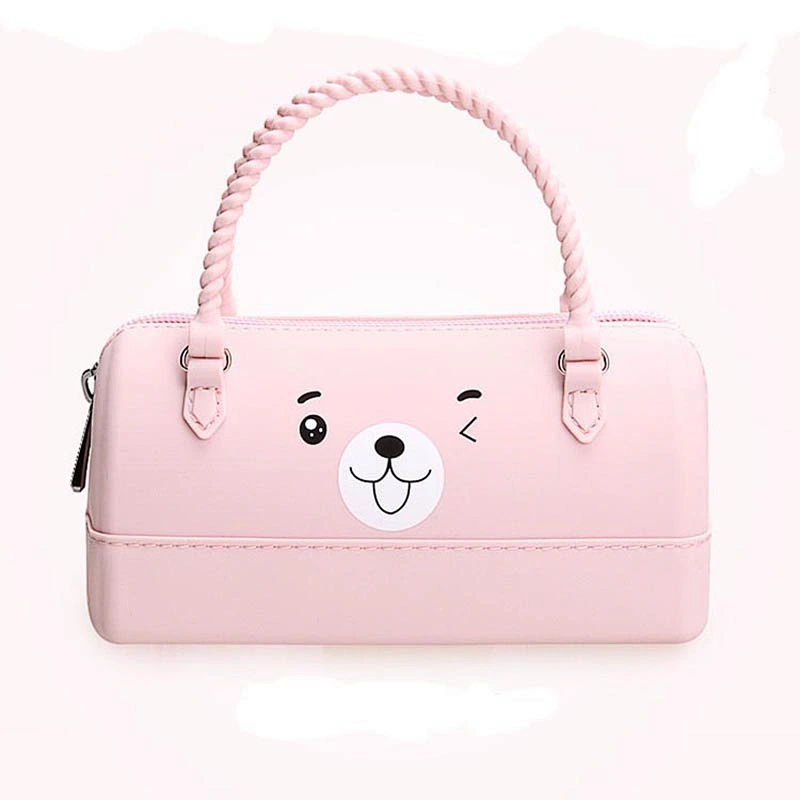 2020 Amazon top sellers multifunctional waterproof  durable cartoon silicone children's  snack storage bag for traveling
