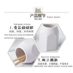 Amazon top sellers eco friendly large capacity silicone  pen container makeup brush storage box for school or daily use