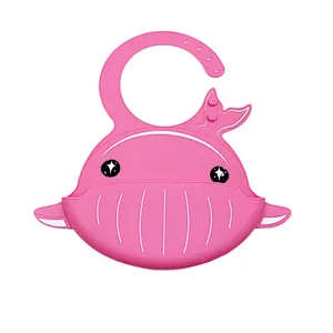 Wholesale Baby Feeding Silicone Bib Baby Products Roll Up Lunch For Kids
