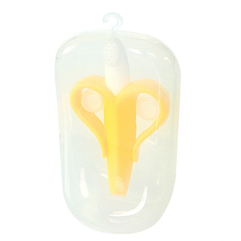 Baby Finger Silicone Banana toothbrush Infant Training Teether