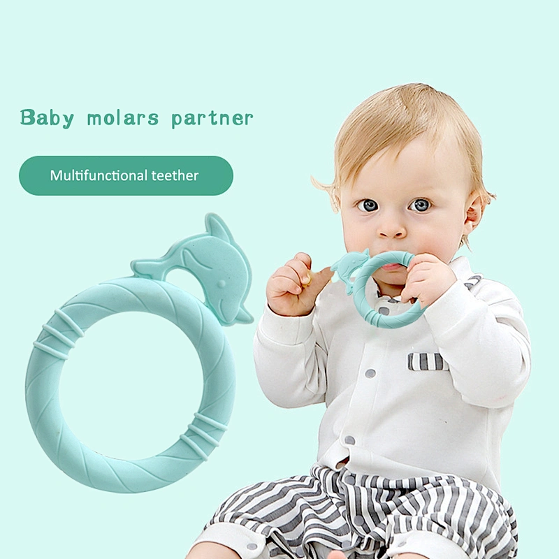 The newest baby silicone teether for teething animal shape latest design Of Low Price