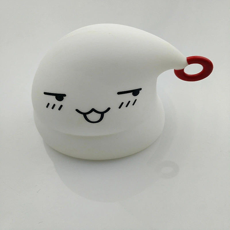 Best Christmas Gifts colorful LED bed sensor silicone snowman light for baby for sleeping