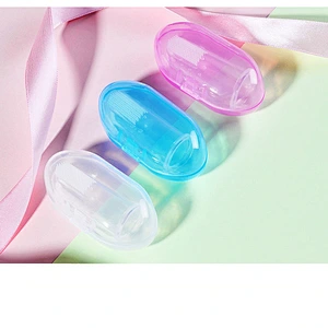 2020 Amazon top sellers soft  safe BPA free baby liquid silicone toothbrush for baby for Caring for baby teeth