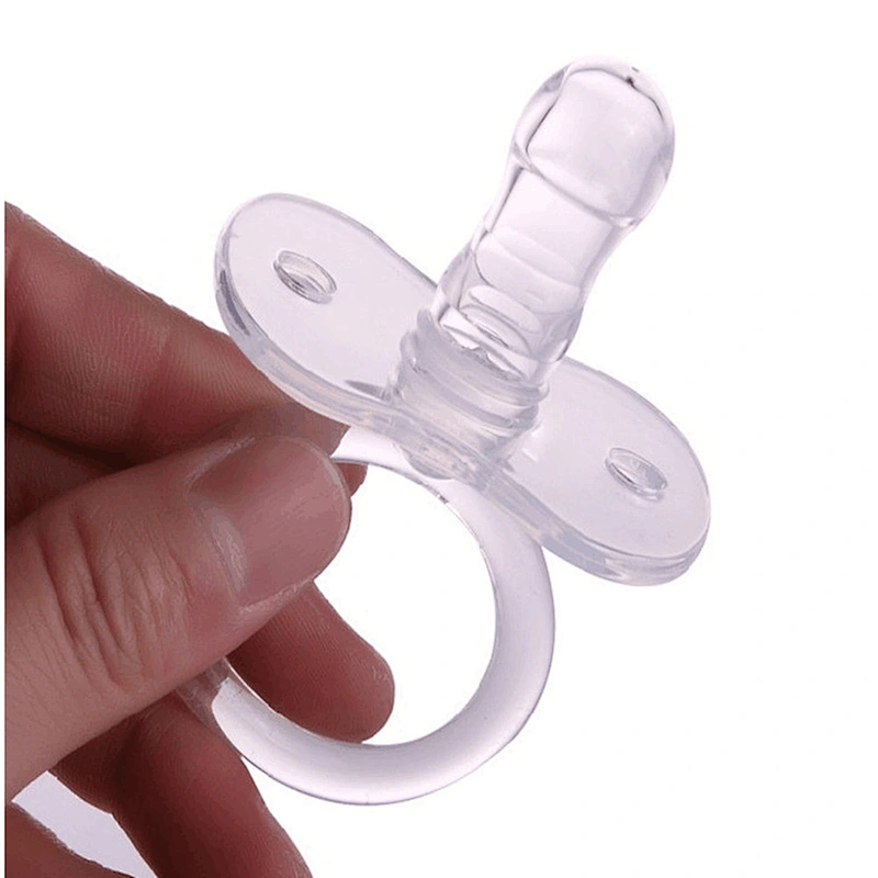 Newborn Kids Baby Infant  Pacifier toy Silicone Teat Nipple Soother  bibs pacifier factory custom