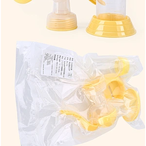 Portable Baby Infant Feeding Manual Breast Pump Milking pump  Device Milk Bottle Silicone  Saver Collector Nipple Suction Pump