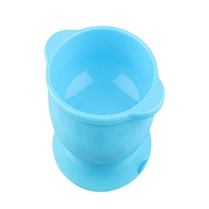 2020 Factory wholesale price easy to clean non-deformable anti-drop food grade silicone sucker bowl for baby for feeding