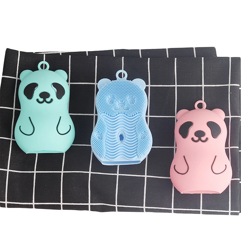 Multifunctional Soft Silicone facial Cleaning Brush  Bath  facial equipment Cartoon Bath Brush  Brush baby Shower Care hair