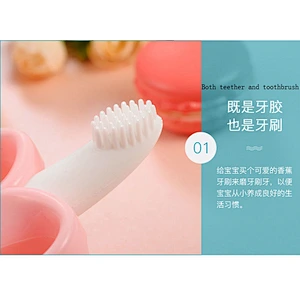 BPA FREE Funny cute safe food-grade silicone banana baby teether for Baby for feeding