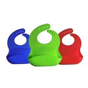 Waterproof Silicone Easily Wipes Clean Comfortable Soft Baby Bibs Keep Stains Off  Cute Silicone Bibs for Babies & Toddlers