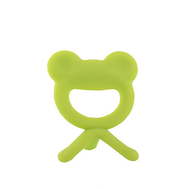 Comfortable new design baby wholesale silicone teether rattle toy monkey supplier