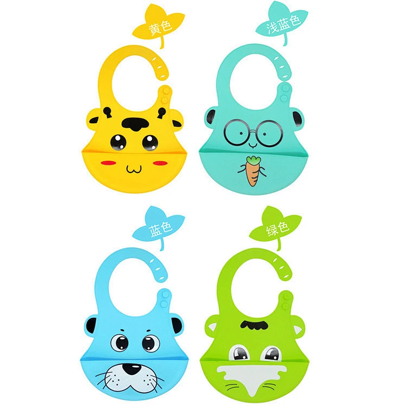 Hot sale waterproof 100%  food grade silicone baby bibs