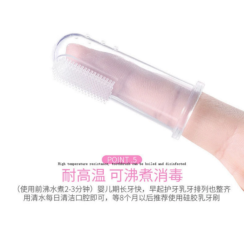 2020 Amazon top sellers soft  safe BPA free baby liquid silicone toothbrush for baby for Caring for baby teeth