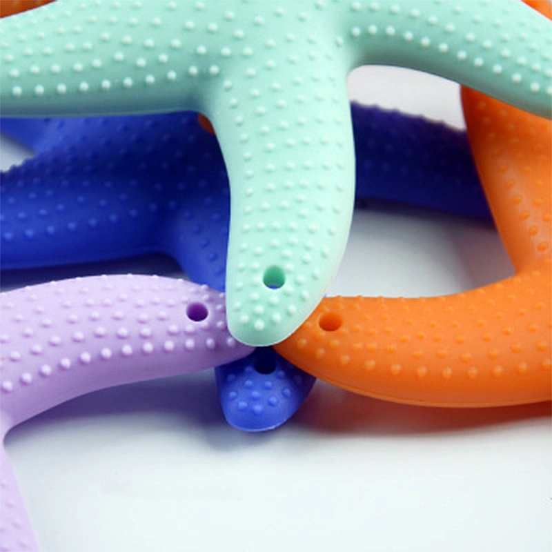 China Good food grade puzzle baby teether elephant shape teething pendant durable soft silicone Compatible products