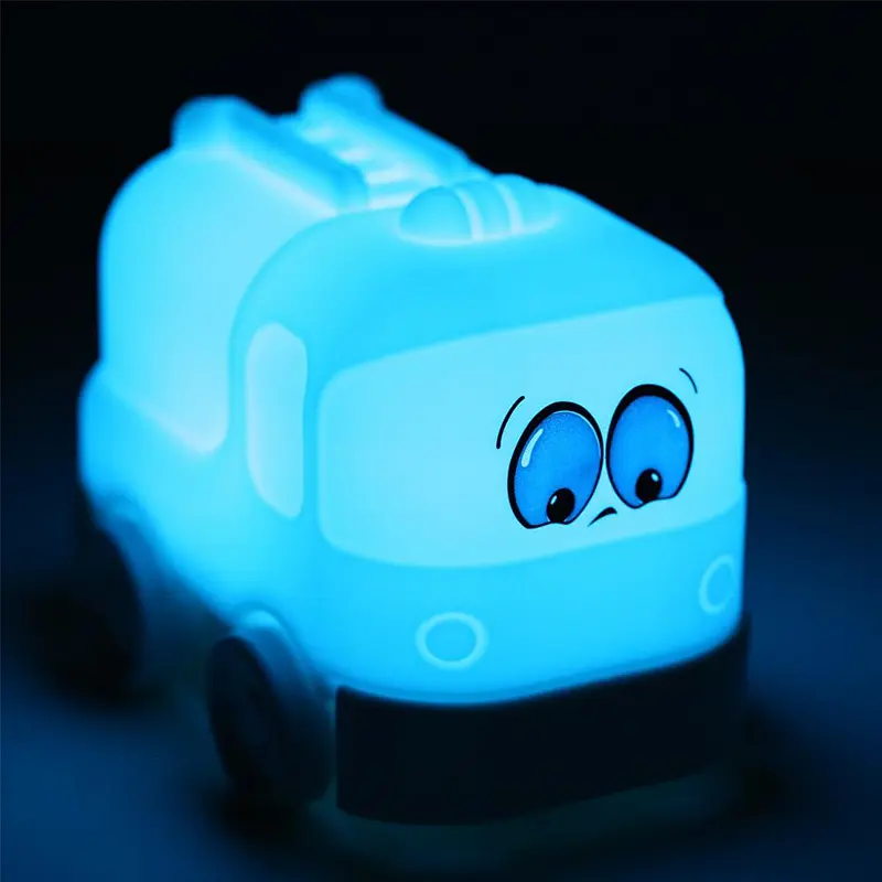 2020 Amazon top sellers USB waterproof environmentally friendly cute food grade silicone night light for baby for feeding