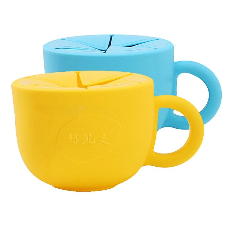 custtom  silicone baby snack bowls for kids Silicon kid  Snack cup
