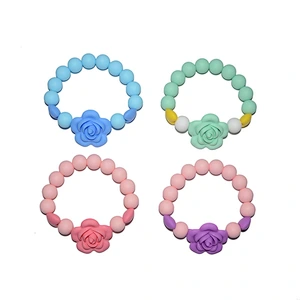 Amazon top sellers BPA free safe soft 12MM bead molars chewable silicone round beads DIY necklace jewelry accessories  for baby