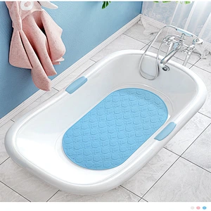 2020 Amazon top sellers non-slip environmentally friendly foldable space saving easy to clean anti-slip mat for baby for bathing