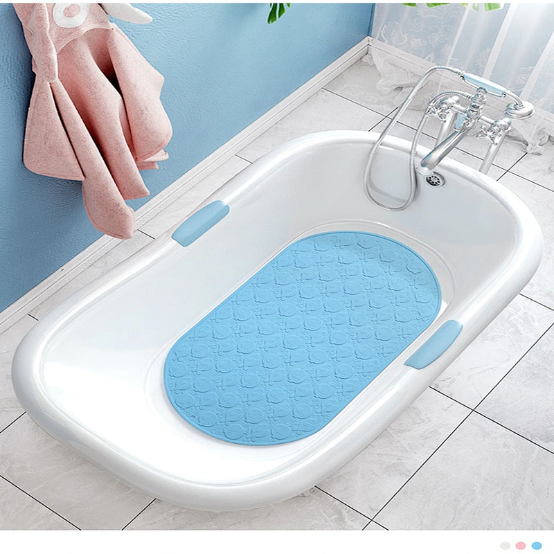 2020 Amazon top sellers non-slip environmentally friendly foldable space saving easy to clean anti-slip mat for baby for bathing