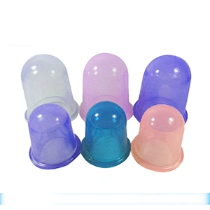 household  Silicone cnc vacuum suction cup  cupping device moisture absorption vacuum therapy cup