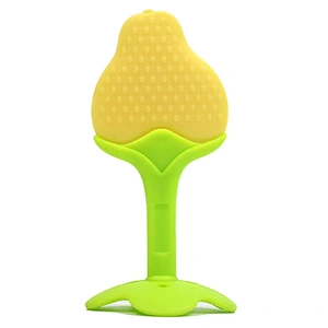 New Fashion toy Fruit vegetables names and babi grape teether silicone